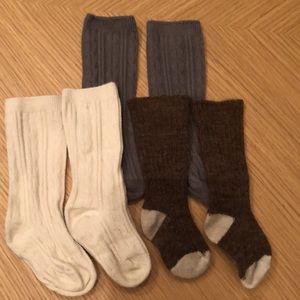 Kate Quinn knee highs and Warrior Alpaca Baby Socks 12-24 months